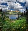 	Emerald Lake from Below Dollar Lake - Weminuche Wilderness
