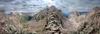 	Hiker on Mt Eolus Catwalk - Chicago Basin - Weminuche Wilderness - Colorado