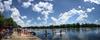 	Texas Rowing Center on Lady Bird Lake Panorama - Austin - Texas
