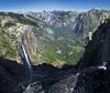 	Yosemite Falls and Valley from Eagle Tower - Yosemite