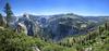 	Half Dome Nevada and Vernal Falls from Panorama Trail - Yosemite Valley
