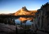 	Cathedral Peak Sunset Over Upper Cathedral Lake - John Muir Trail