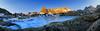 	Frozen Minaret Lake Sunrise - Sierra Nevada Mountains