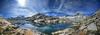 	Vee Lake and Seven Gables Panorama - Sierra