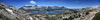 	Marie Lake Panorama from High Above - John Muir Trail