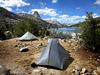 	Camp at Middle Rae Lake - John Muir Trail