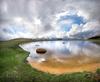 	Bighorn Plateau Lake Cloud Reflections - John Muir Trail