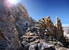 	Mt Whitney Trail Beneath the Pinnacles - John Muir Trail